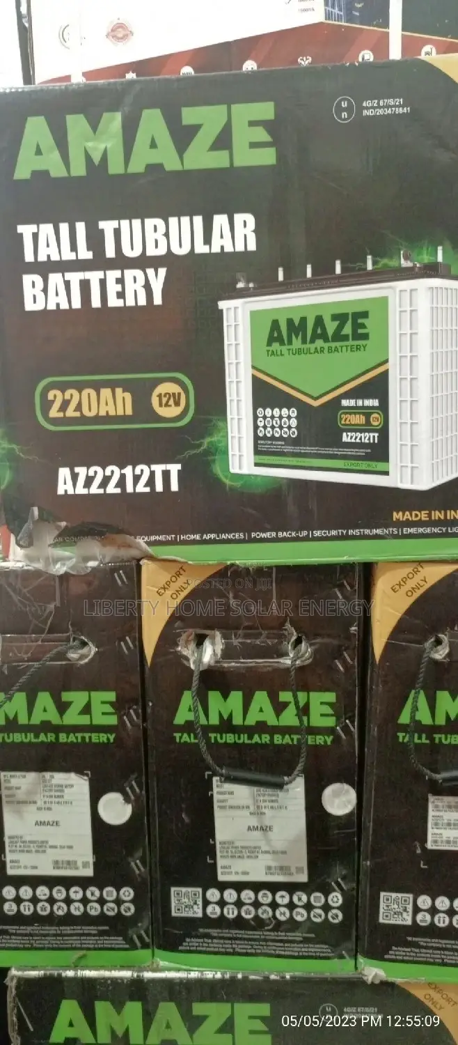 Amaze Tubular Battery