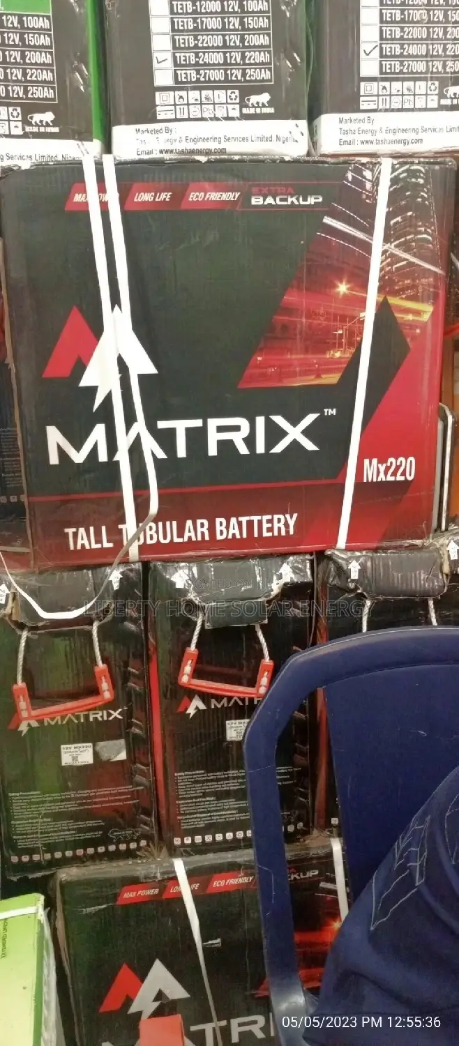 Matrix Tubular Battery