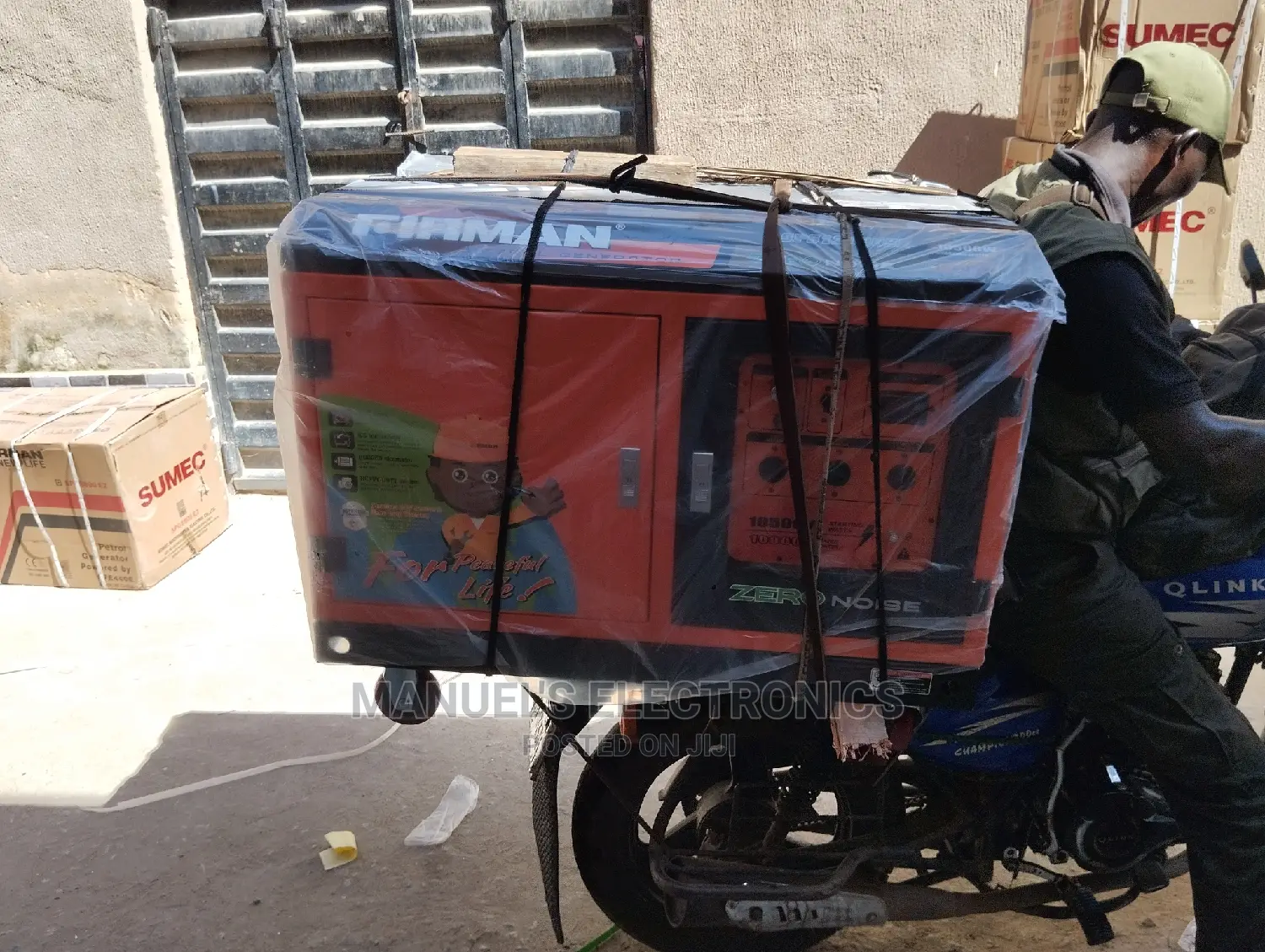 (10kva) Zero Noise Petrol Soundproof Generator 100% Copper