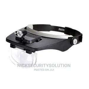 Headband Magnifier LED Light Head Mounted Magnifying Glass