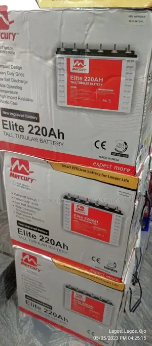Mercury Lite Tubular Battery