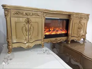 Royal Tv Stand With Fireplace 2miter Length High Quality