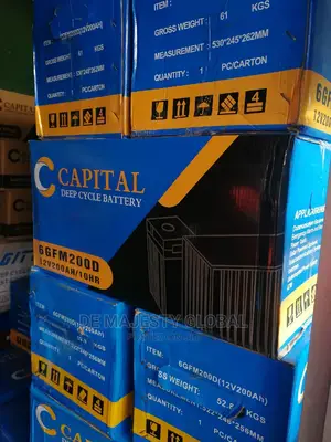 12v200ah Capital Solar Deep Cycle Battery