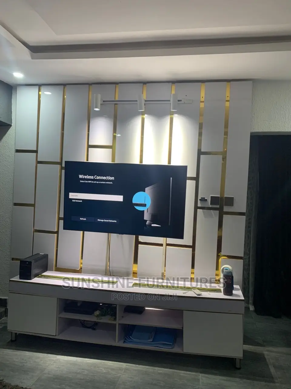 Modern Tv Console and Wall Unit