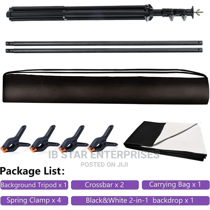 Video Photography Stand Backdrop Set Background Kit
