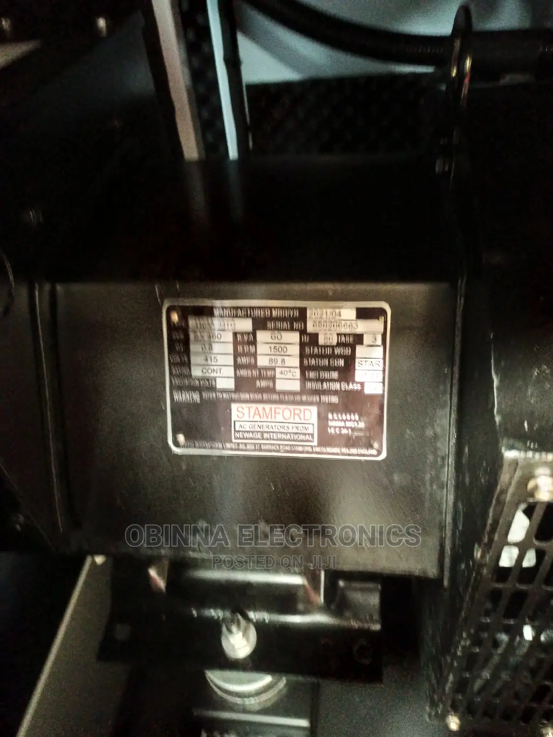 Brand New Perkins 60kva Soundproof Lister Silent Generator