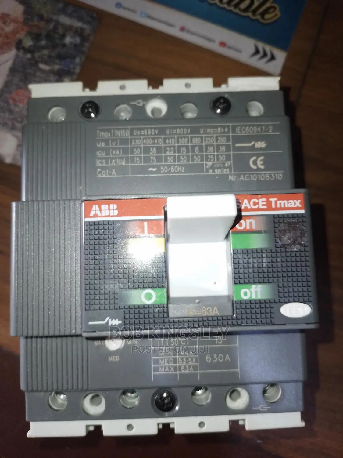63A 4pole McCb Tmax Abb
