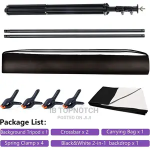 5 X 6.5ft T Frame Black Screen Backdrop for Making Videos