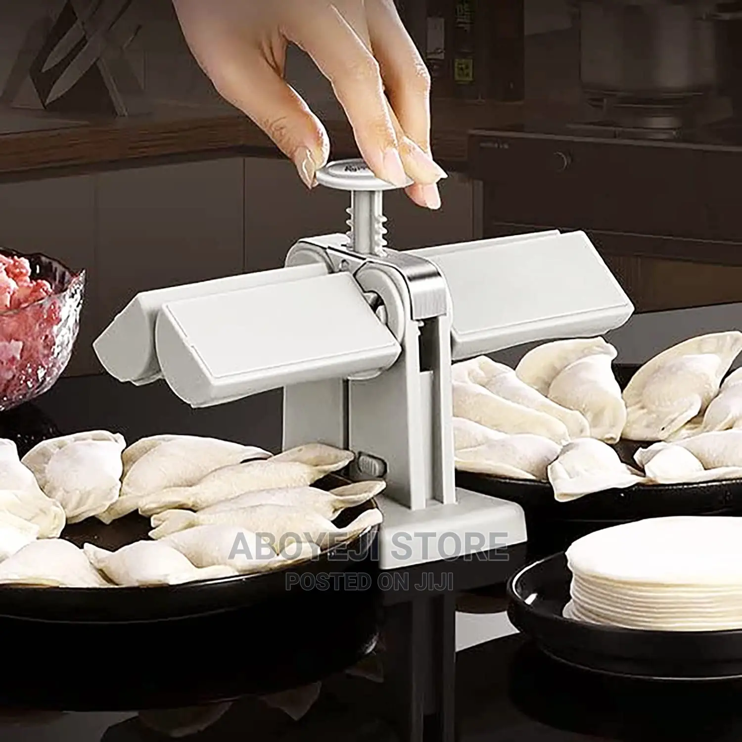 Automatic Dumpling Machine With Double Head for Household