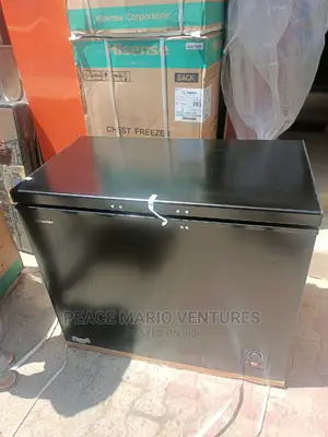 Original Hisense Deep Freezer 250L With Transparent Glass.