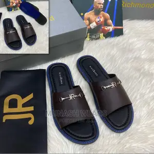 John Richmond Leather Slipers
