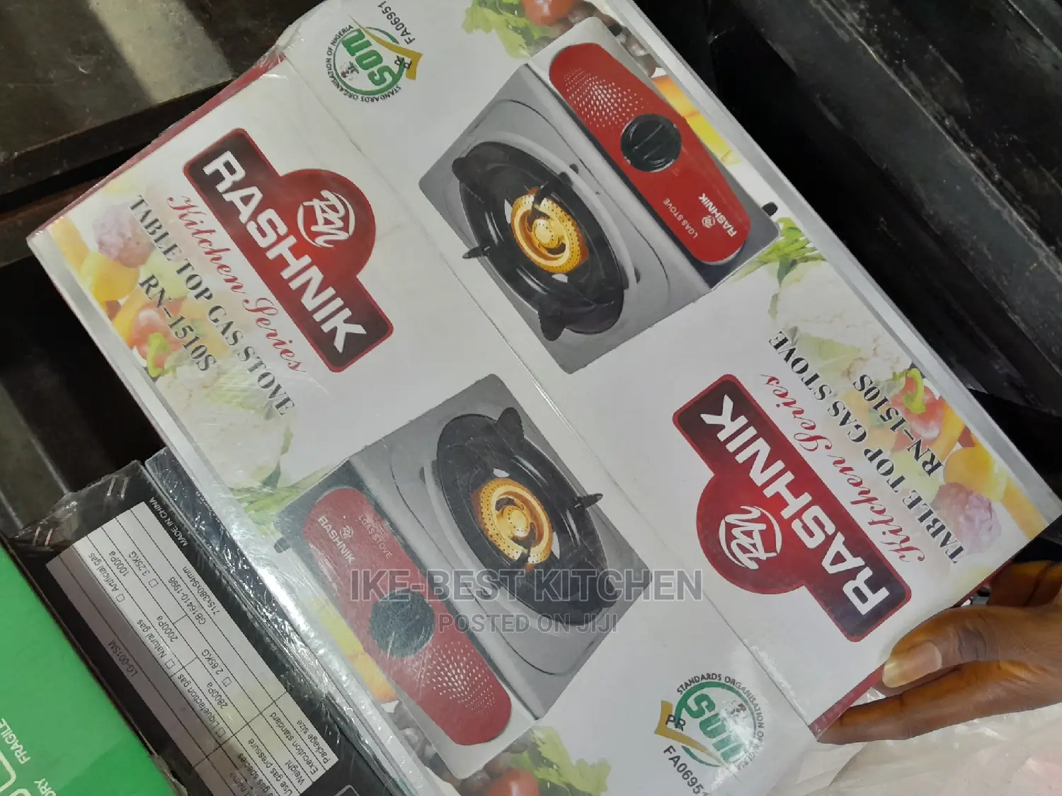 Single Table Top Gas Cooker