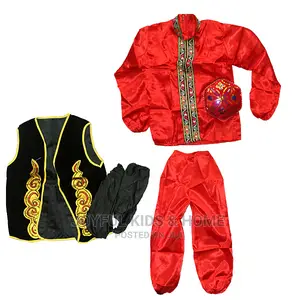 Photo - Complete Boys Indian Costume -Blue,Red and Multi