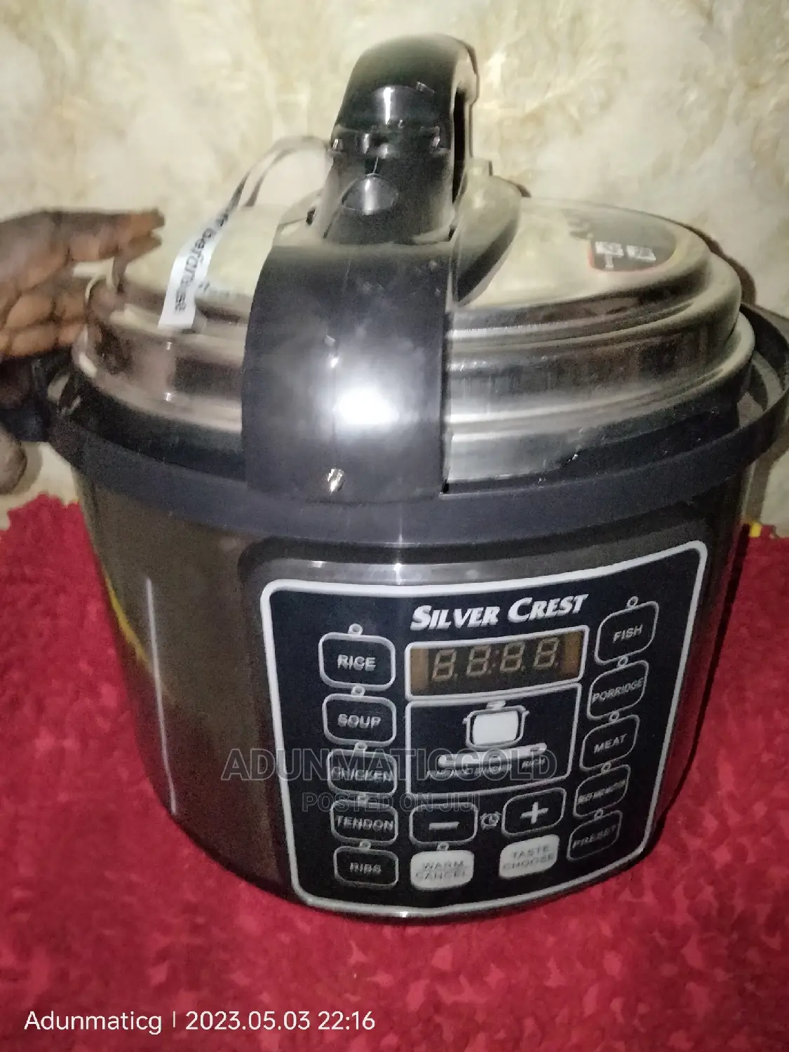 Silver Crest Electric Pressure Pot