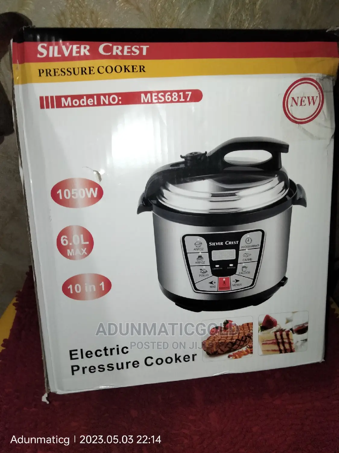 Silver Crest Electric Pressure Pot
