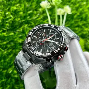 Original Tag Heuer Black Chain Watch Available in Store