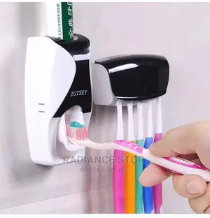 Toothbrush Holder/ Authentic Toothpast Dispenser