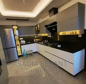 Contemporary Kitchen Cabinets With Accessories