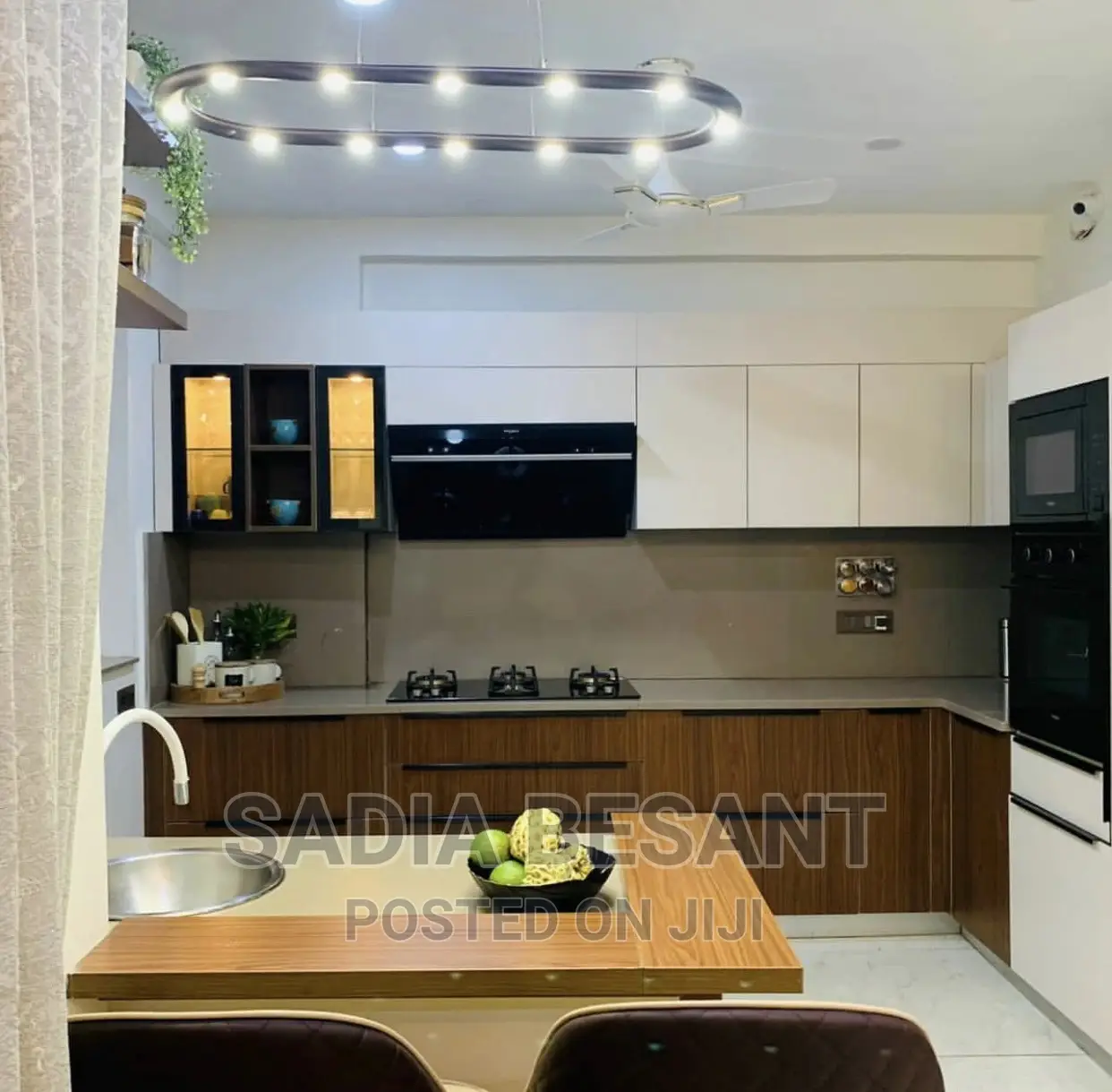 Contemporary Kitchen Cabinets With Accessories