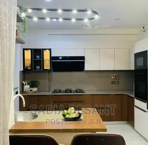 Contemporary Kitchen Cabinets With Accessories