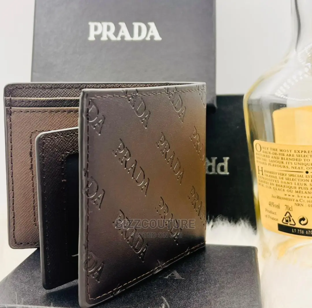 Original PRADA Leather Wallets Available in Store