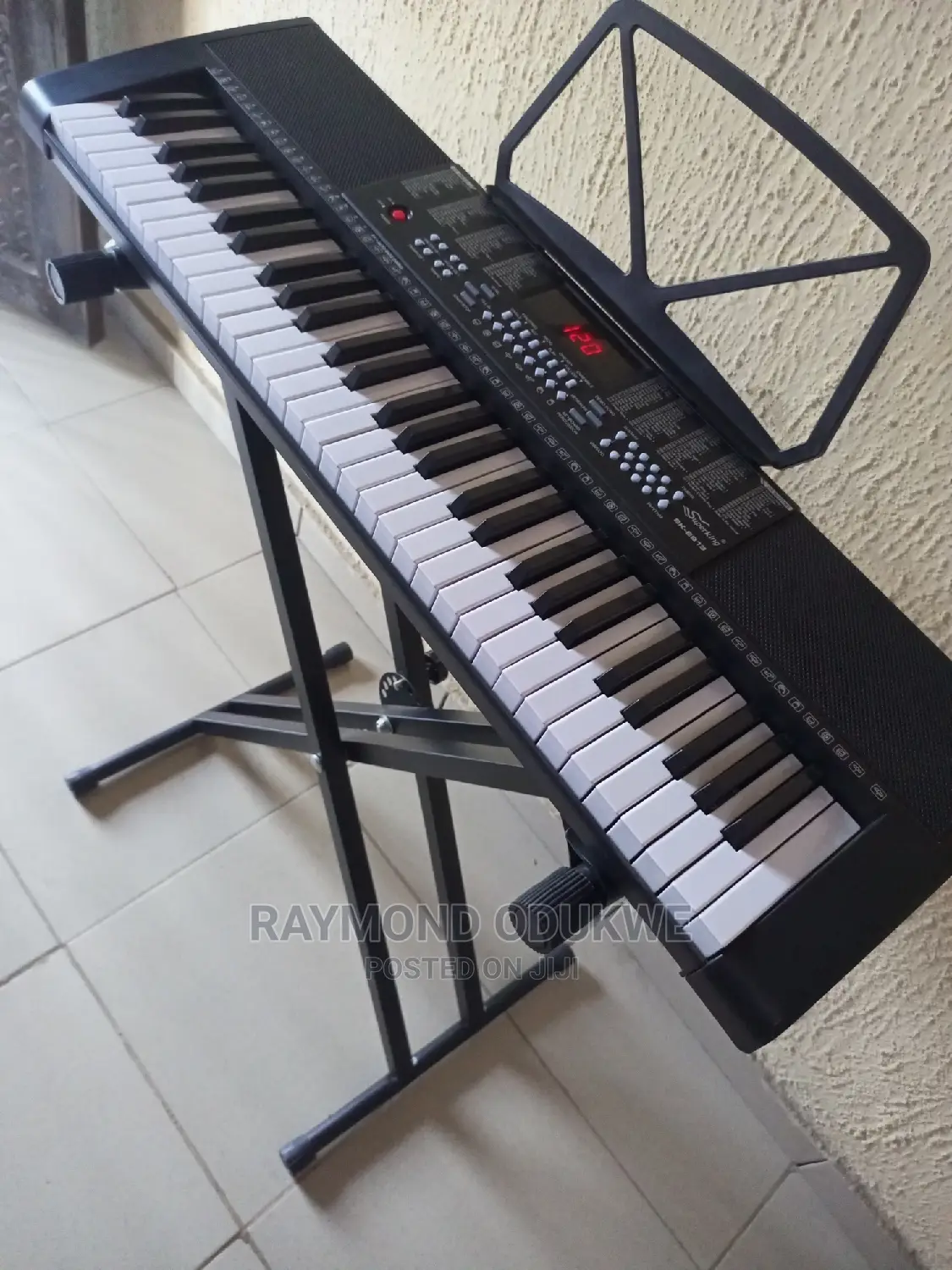 Portable 61keys Keyboard Piano With Stand