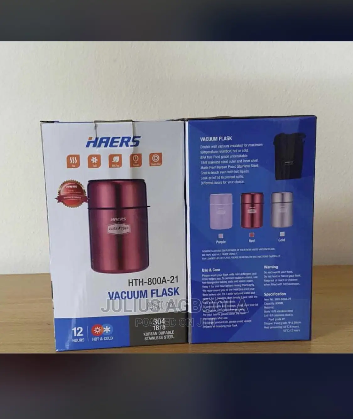 Haers Food Flasks