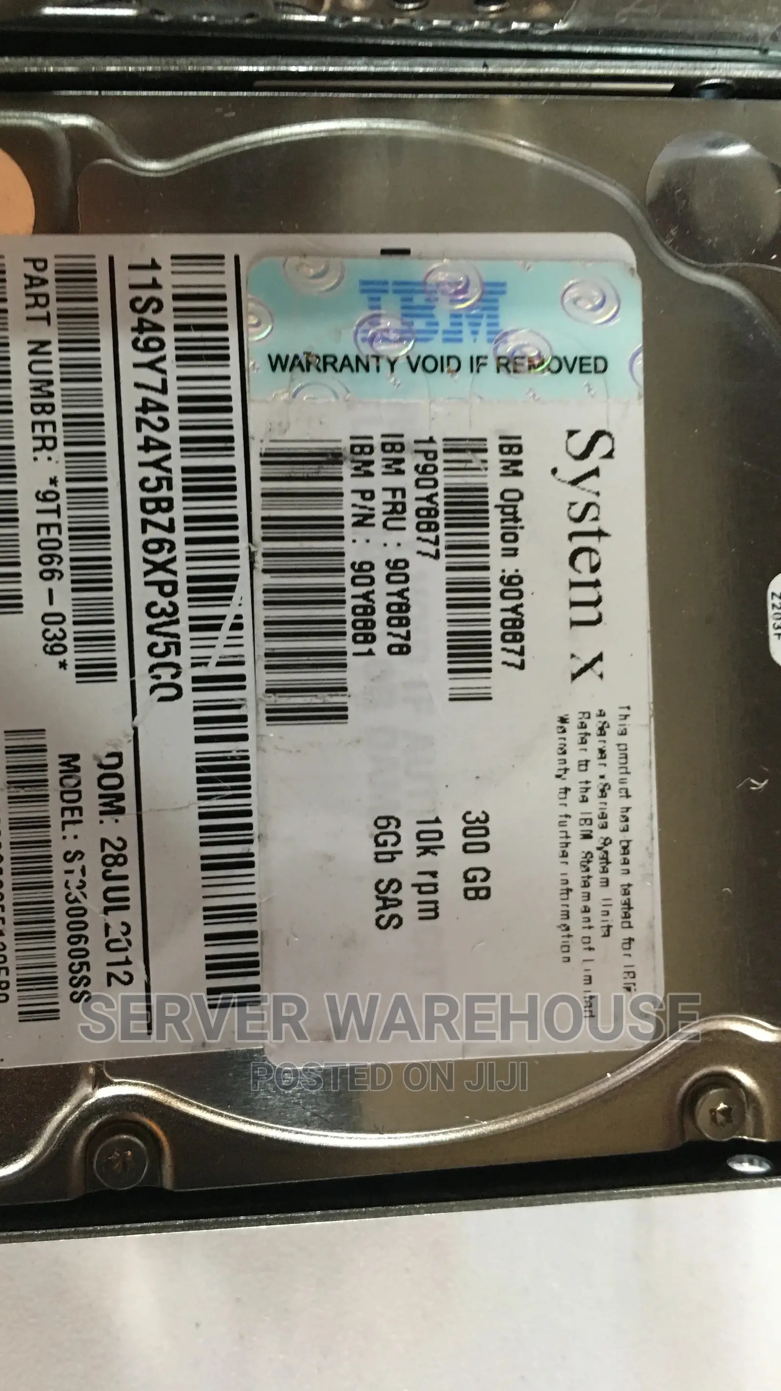 IBM 2.5 Inches 300GB SAS Drive