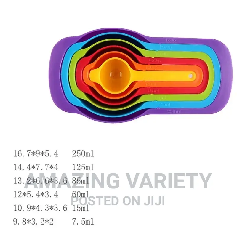 Measuring Kitchen Coloured Spoons