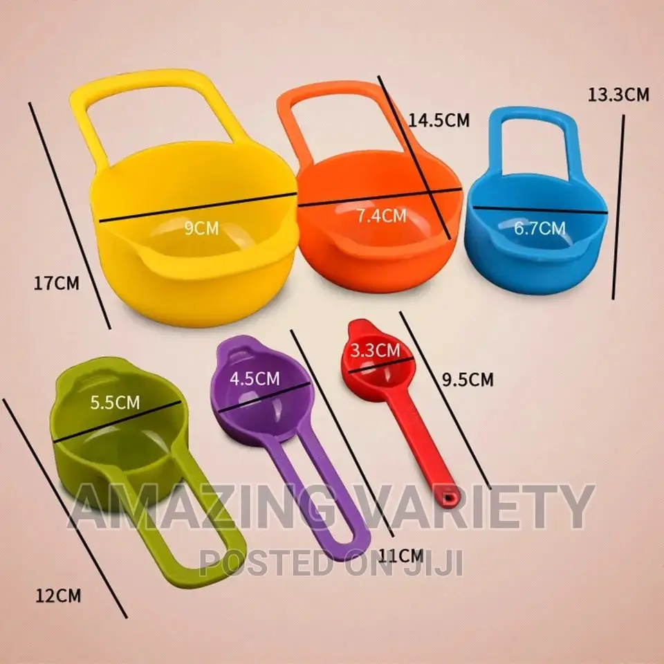Measuring Kitchen Coloured Spoons