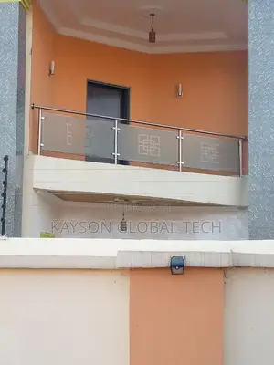 Glass Handrail With Stainless