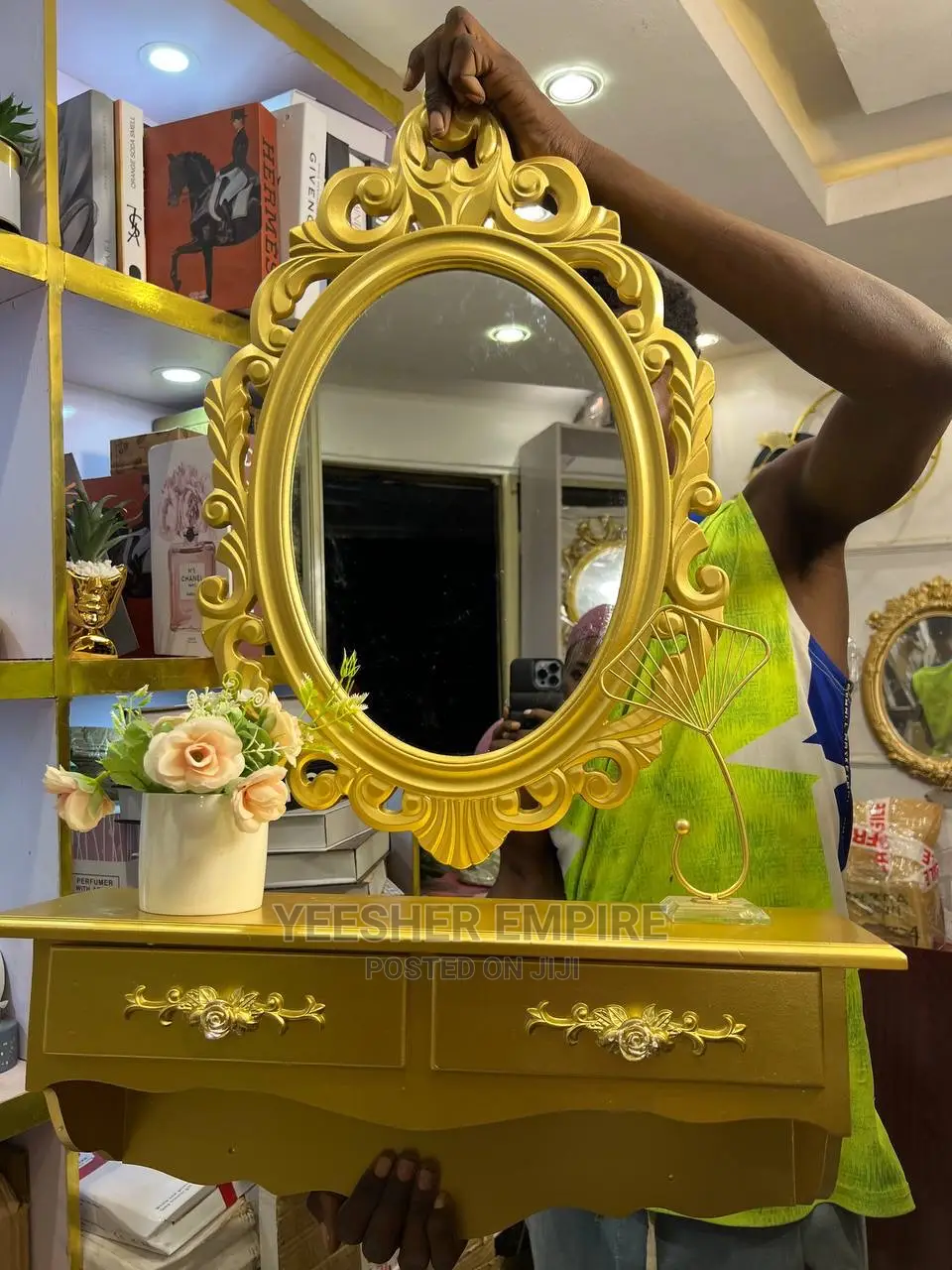 Mirror Wall Console Set