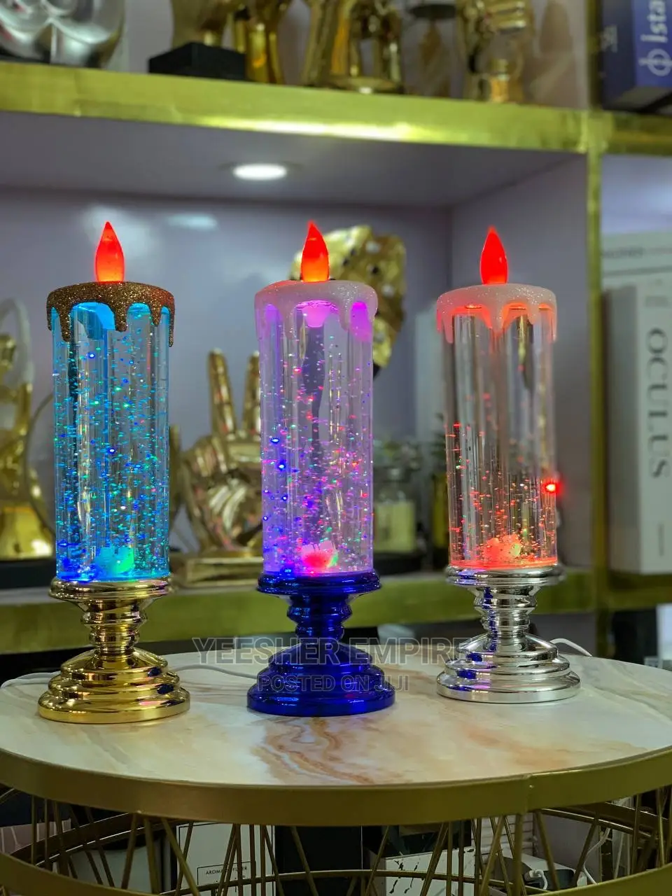 Sequined Candles