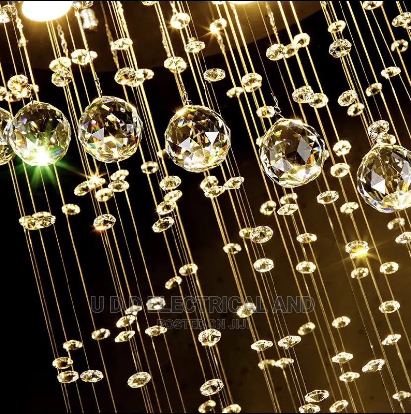 Modern LED 8ft Crystal Chandelier Foyer Ceiling Lighting