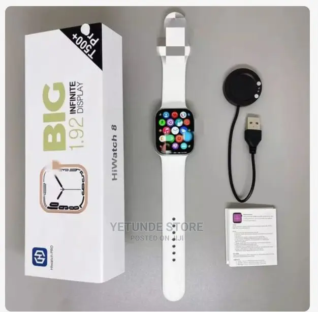 T500+Pro Smart Watch Series 8 Works With Android And iPhone.
