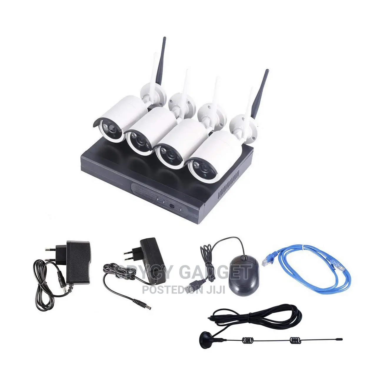 4CH CCTV Internet Enabled Wifi Combo Kits