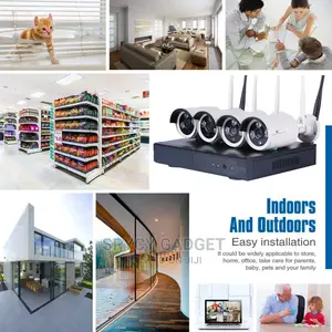 4CH CCTV Internet Enabled Wifi Combo Kits
