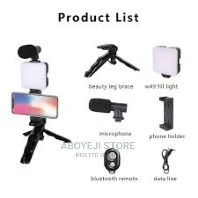 Vlog Accessories Video Making Kits