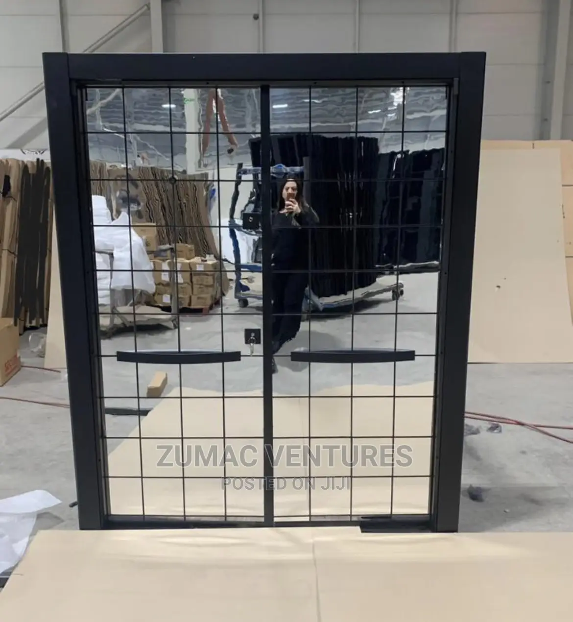6ft Armoured Security Glass Door.
