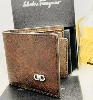 Original SALVATORE FERRSGAMO Leathe Wallet Available Instore