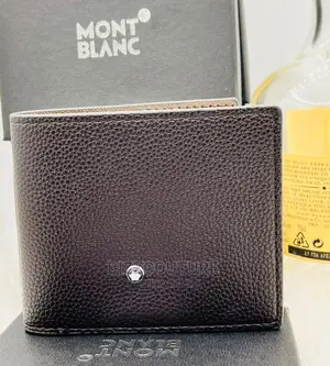 Oruginal MONT BLANC Leatger Wallets Available in Store