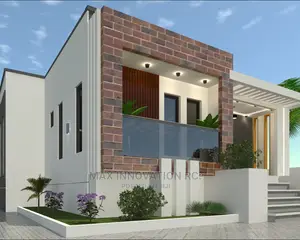 Contemporary 4 Bedroom Bungalow Design,Hiddenroof /Roofless