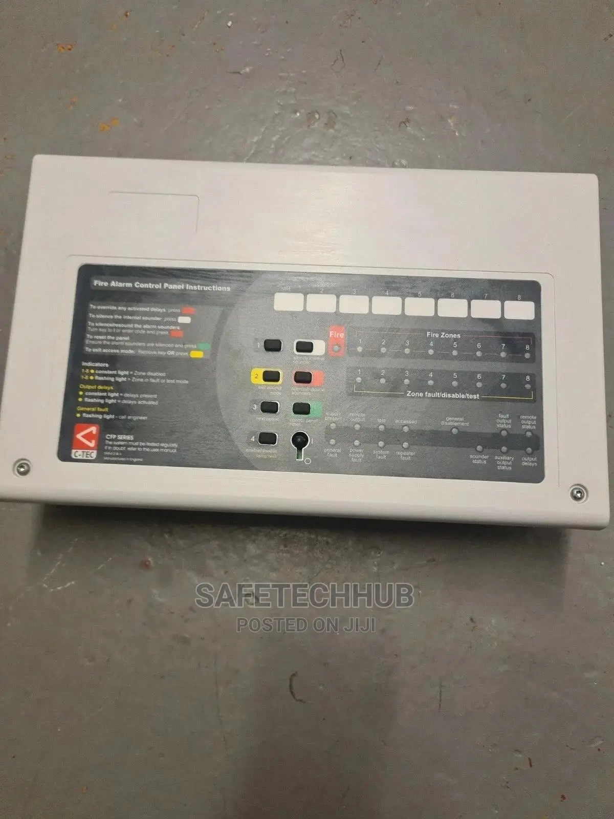 C-tec 2-zone Cfp702-4 Conventional Fire Alarm Control Panel