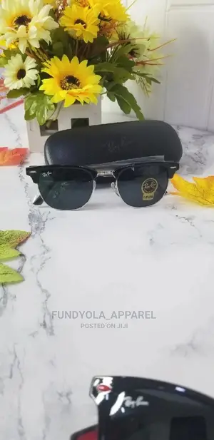 Black and Sliver Ray Ban Sunglasses