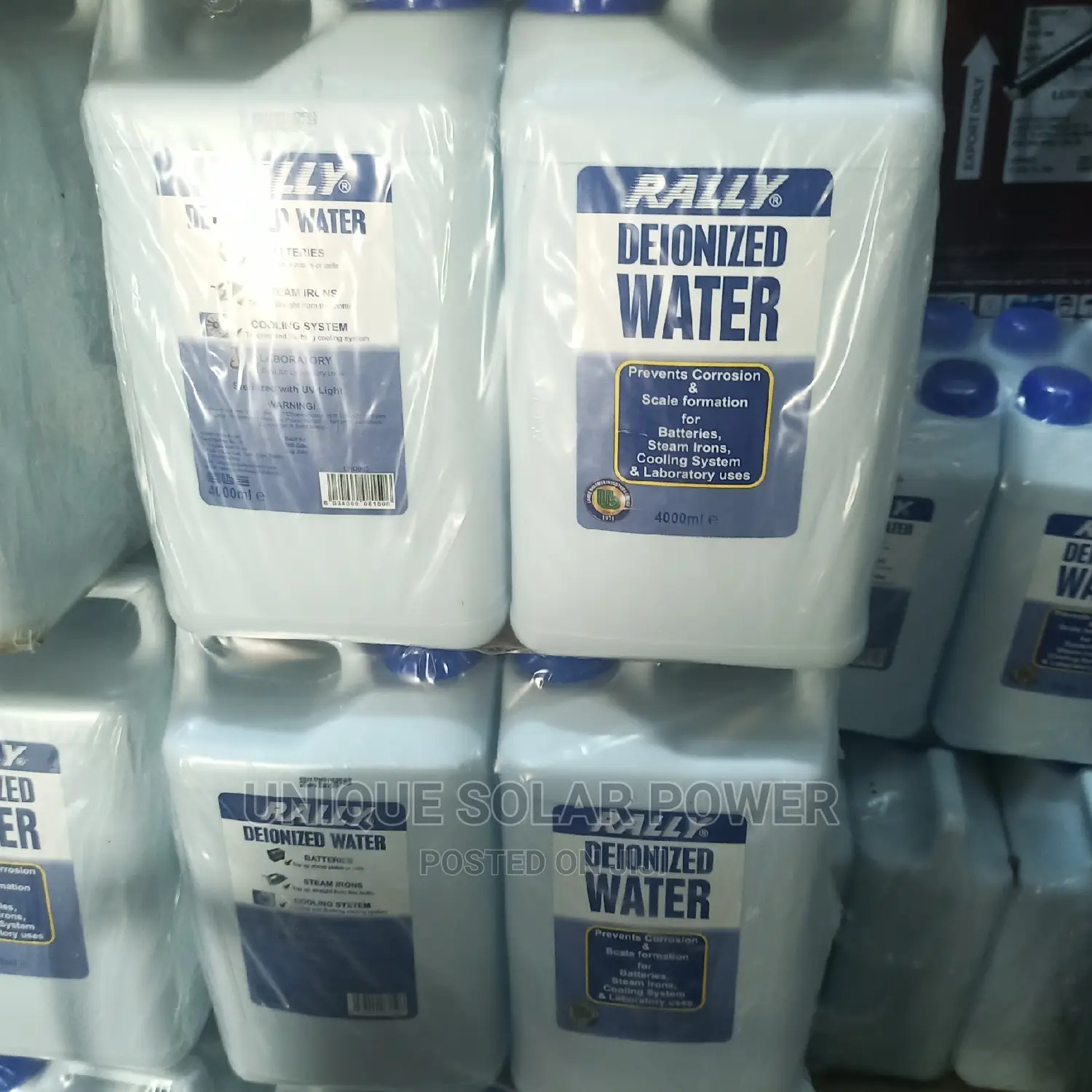 Rally Deionized Water
