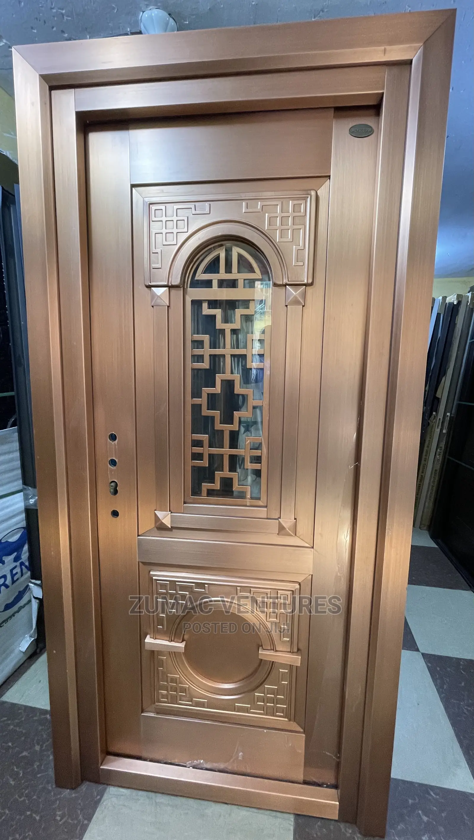 Pure Copper Cast Security Door