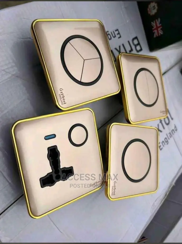 Socket and Switch Round Button
