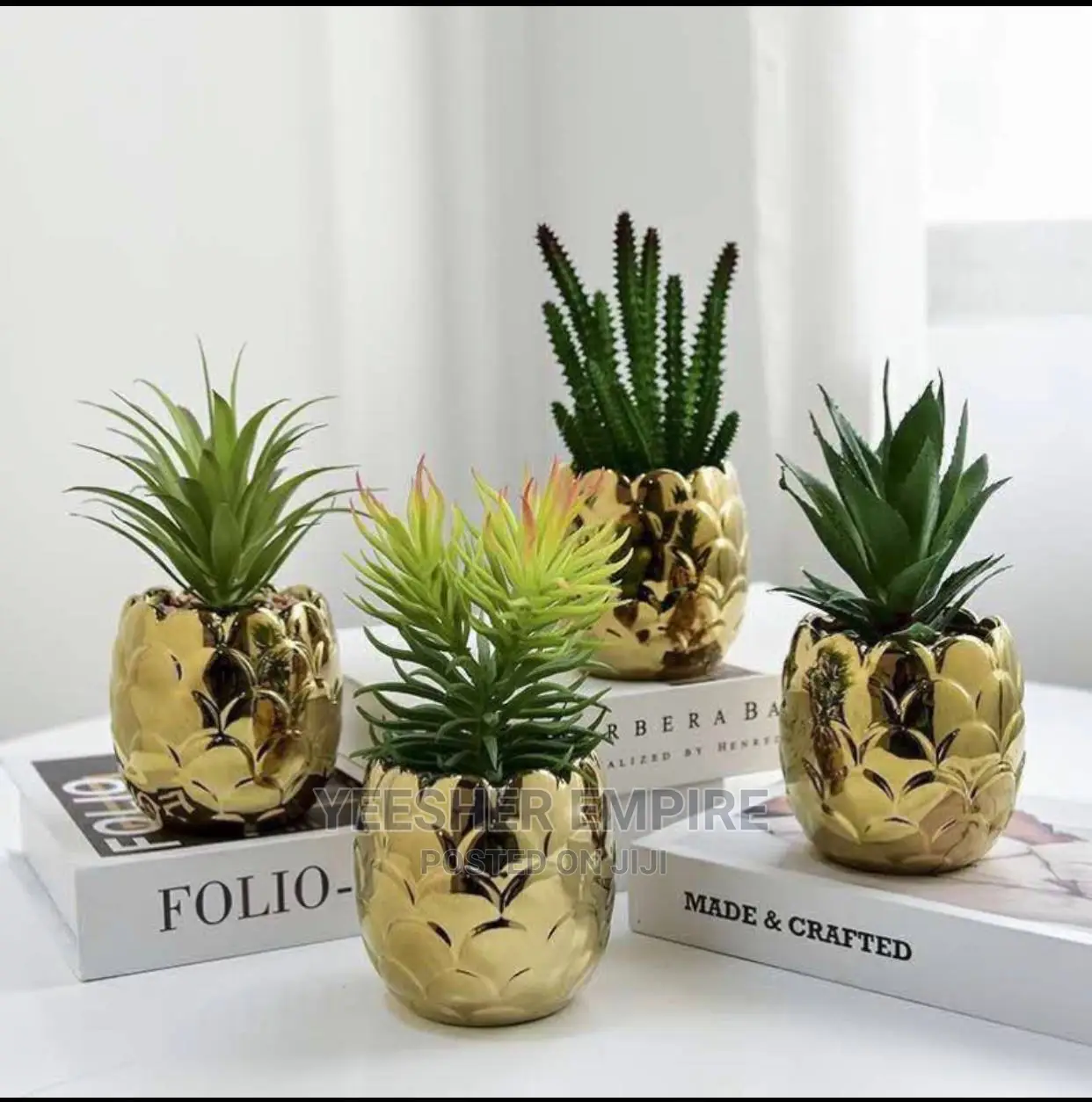 Gold Pineapple Flower