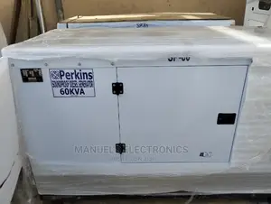 Brand New Perkins Diesel Soundproof Generator (60kva).