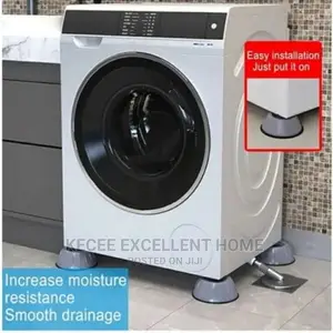 Washing Machine and Fridge Stand Pad With Suction - 4 Pieces